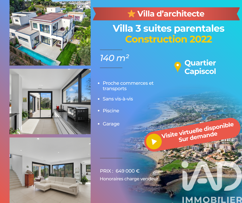 Maison à vendre, 5 pièces, 139 m², Agde