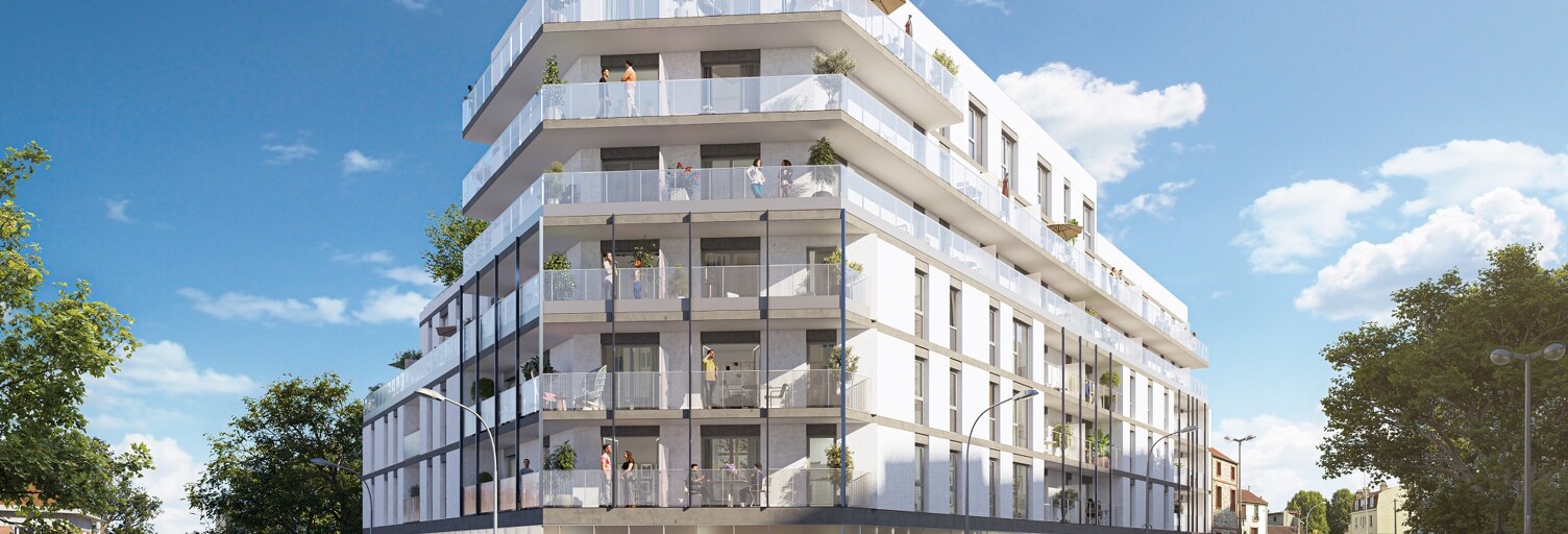 Appartement neuf T1, T2, T3, T4 Pièce 25 à 86 m² à vendre à Noisy-le-Sec (93130)
