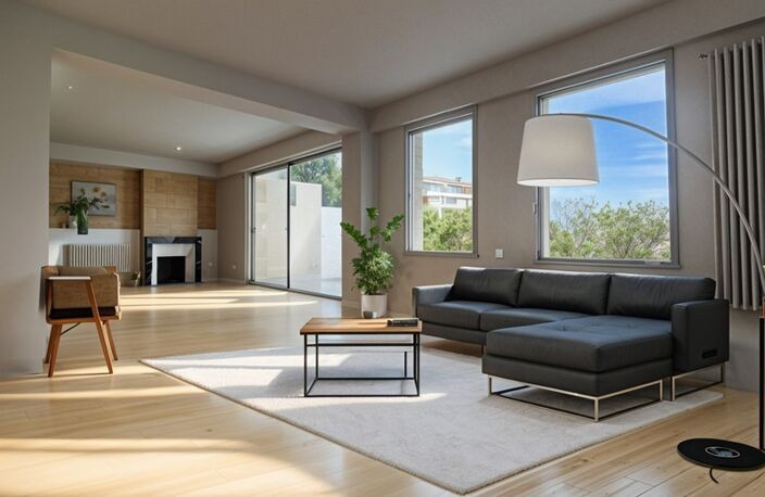NANSOUTY - APPARTEMENT FAMILIAL TOTALEMENT RENOVÉ - 4 CHAMBRES - TERRASSE 45 M2 - PARKING - PRESTATIONS HAUT DE GAMME - CALME — photo 3