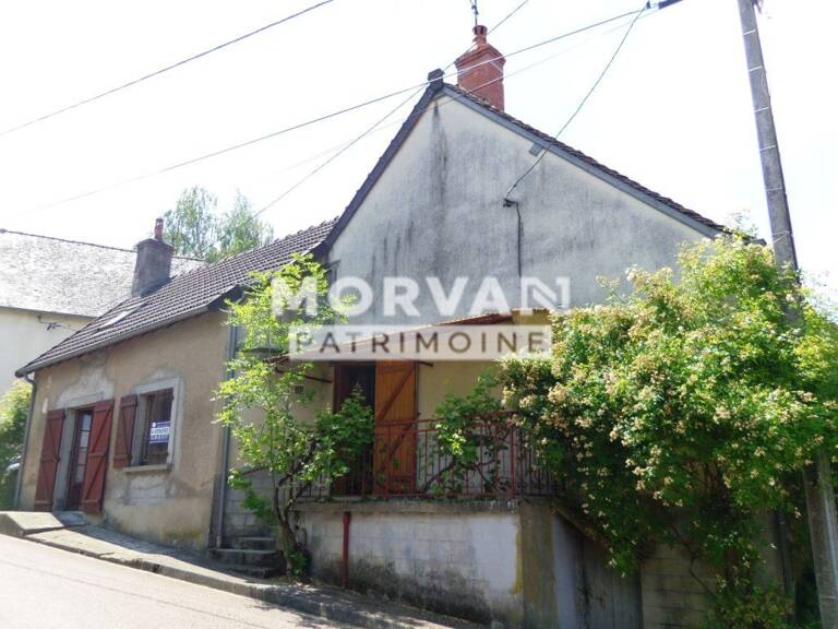 SAINT-SAULGE - MAISON DE BOURG-GRANGE ET JARDIN NON ATTENANT - 39000 € — photo 1