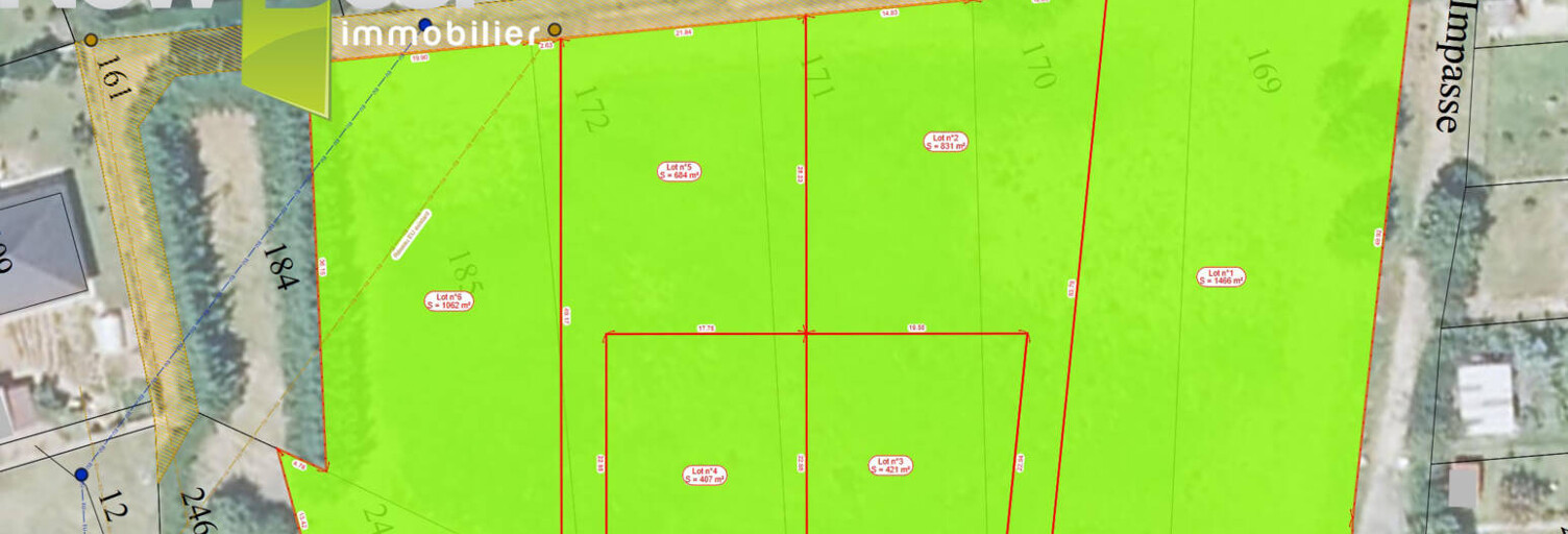 Terrain  1066 m² à vendre à Objat (19130)