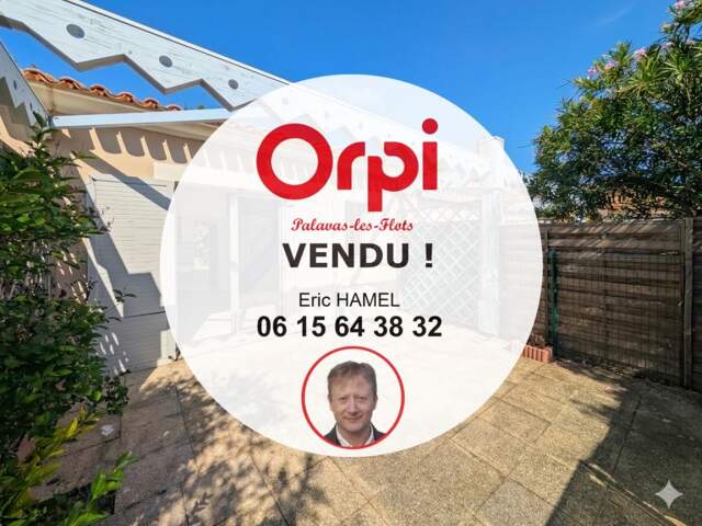PALAVAS LES FLOTS : maison 3 pièces  44 m² + terrasse/jardin 22 m² + parking — photo du bien