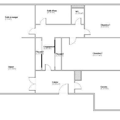Appartement 4 pièces 250000 €