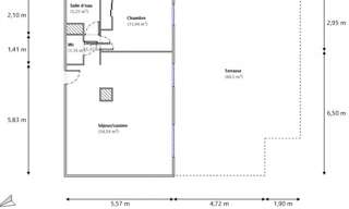 Appartement 2 Pièces 51 m² à vendre à Nice (06200)