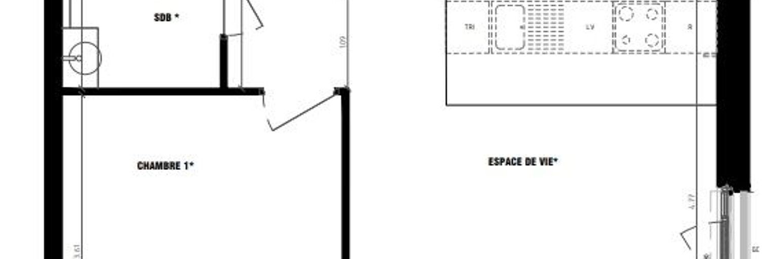 Appartement 2 Pièces 49 m² à vendre à Paris 13 (75013)