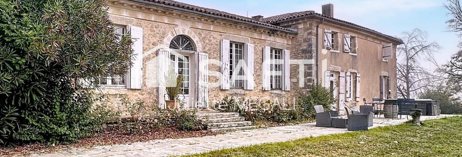 Maison 10 Pièces 379 m² à vendre à Sauveterre-de-Guyenne (33540)