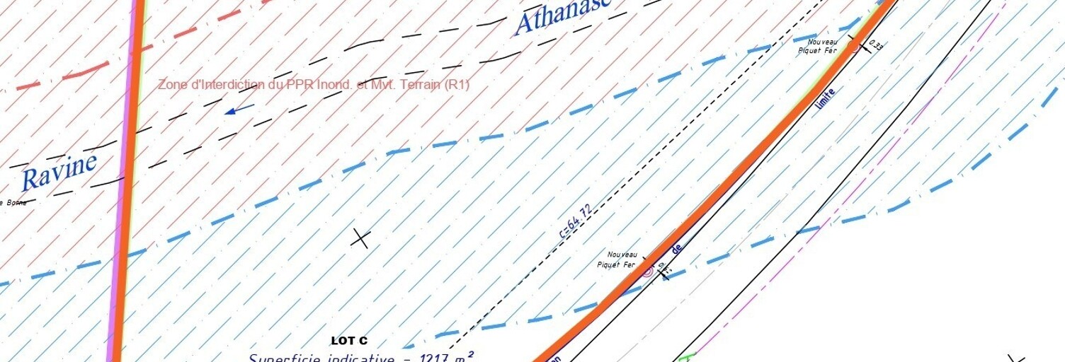 Terrain  1217 m² à vendre à Saint-Paul (97423)