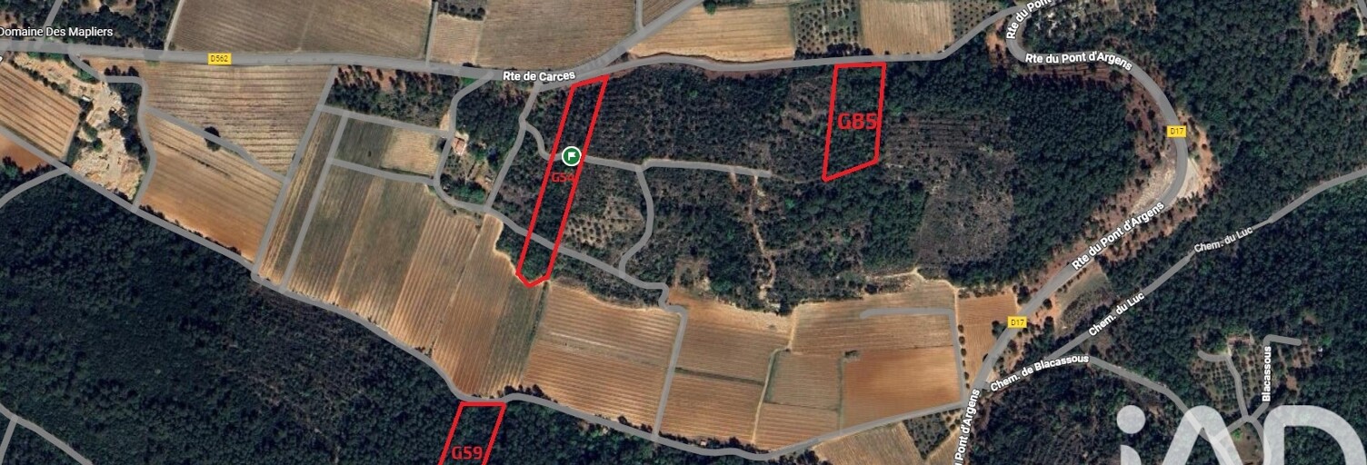 Terrain  22683 m² à vendre à Lorgues (83510)