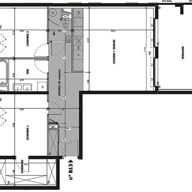 Appartement 3 pièces 956000 €