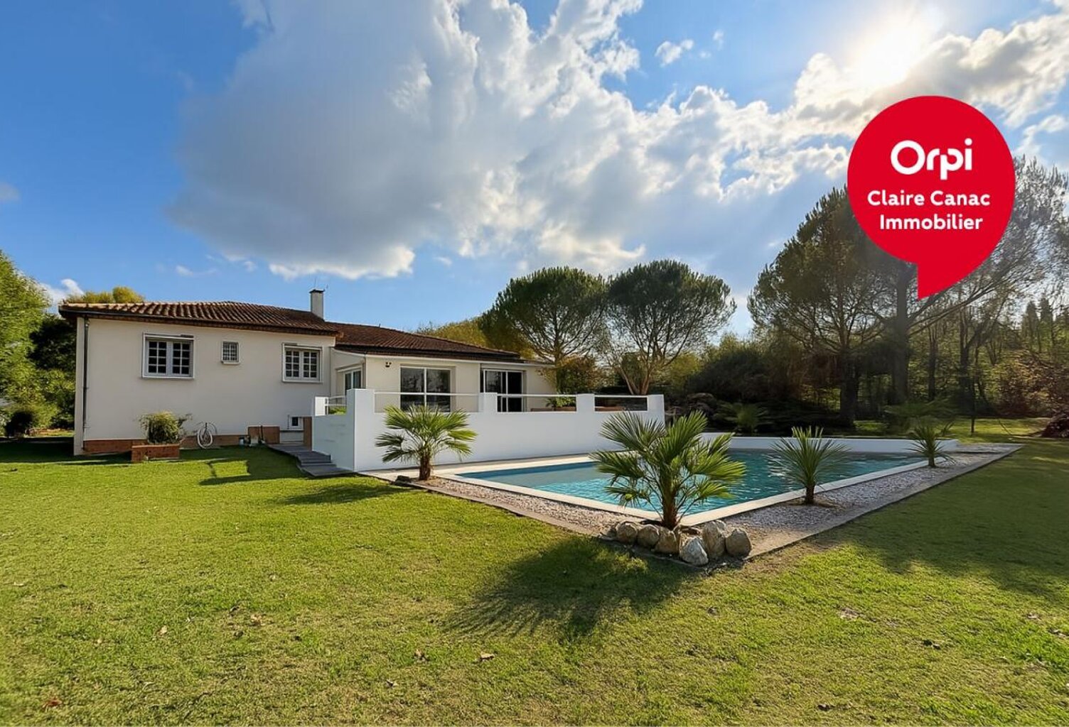 Maison À Vendre CASTRES ( 81100 ) Plain pied, piscine, jardin arboré — photo 1