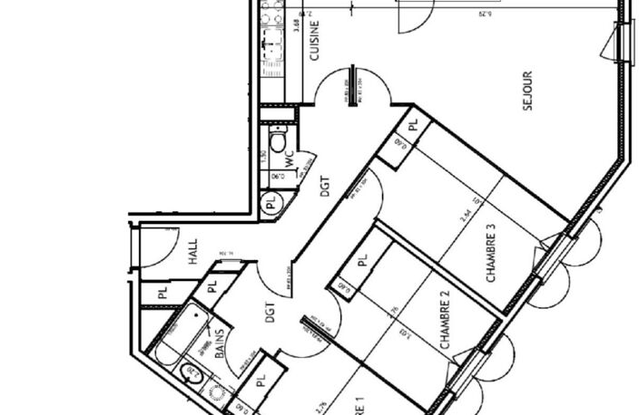 Dpt Haute Savoie (74),  NOUVEAU A FAVERGES appartement T4 ( 84,59 m2) avec sa terrasse  ( Garage en option ) — photo 3