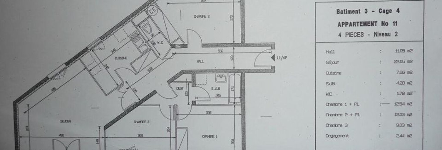 Appartement 4 Pièces 83 m² à louer à Chelles (77500)