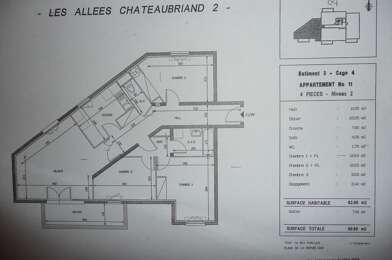 Appartement 4 pièces 1398 €