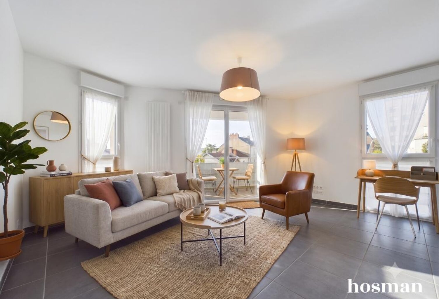 Appartement récent de 3 pièces lumineux avec terrasse et parking - Secteur Hauts-Pavés à Nantes — photo 1