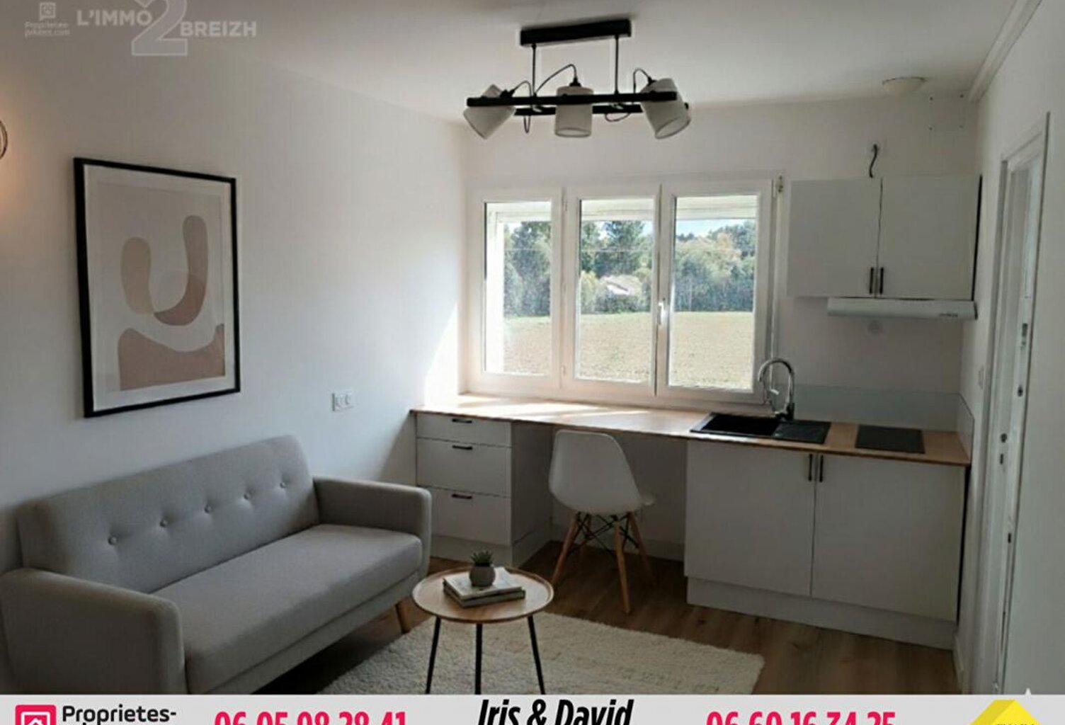 Appartement T1 à Locoal-Camors 17 m2 — photo 1