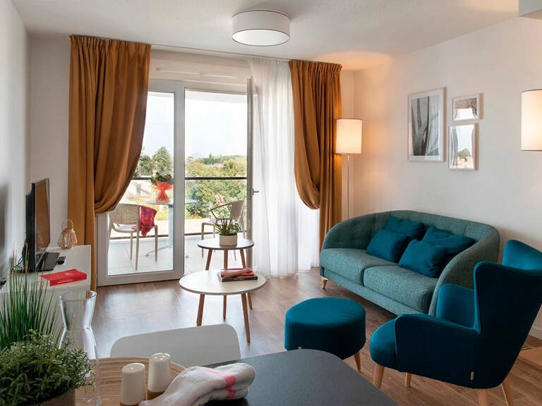 Appartement T2 de 43 m2 avec balcon  résidence services seni — photo 1