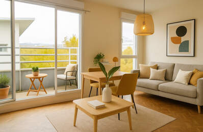 VILLEURBANNE - STUDIO 28 M2 DERNIER ETAGE AVEC BELLE VUE ET GARAGE — photo du bien