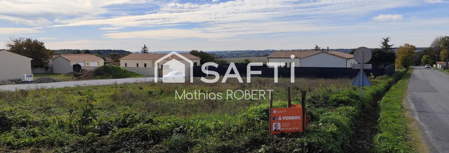 Terrain  1188 m² à vendre à Villejoubert (16560)