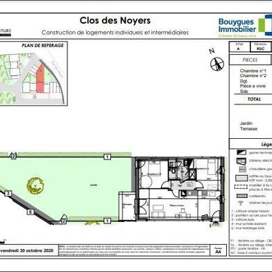 Appartement 3 pièces 820 €