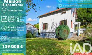 Maison 4 Pièces 76 m² à vendre à Montbéliard (25200)