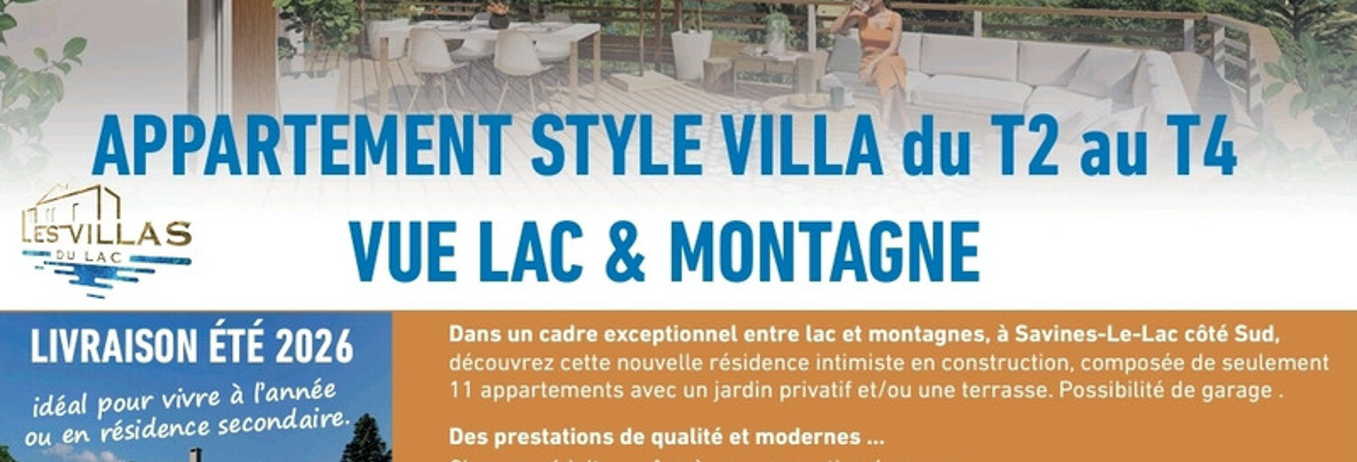 Appartement 2 Pièces 35 m² à vendre à Savines-le-Lac (05160)