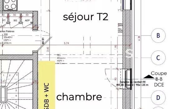 Appartement 2 pièces  à vendre Marseille 5eme 13005