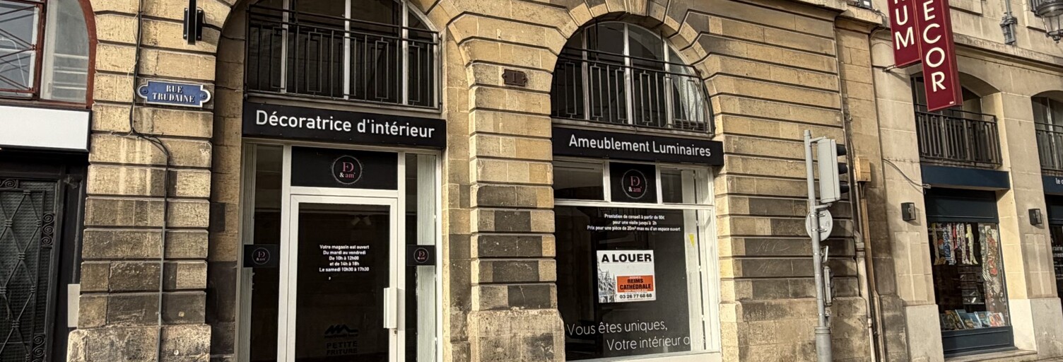 Commerce  81 m² à louer à Reims (51100)