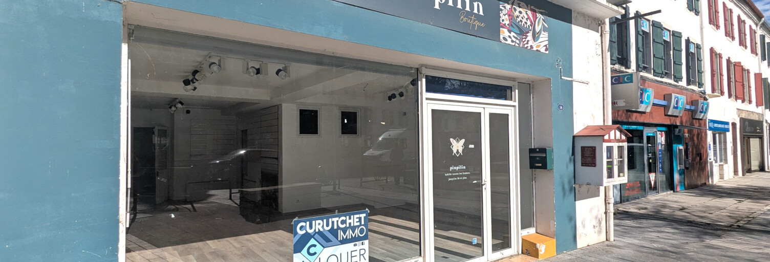 Commerce  65 m² à louer à Saint-Palais (64120)