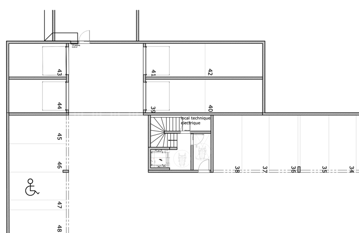 VENTE LOT DE 5 STATIONNEMENTS À CORMEILLES-EN-PARISIS (95) — photo 2