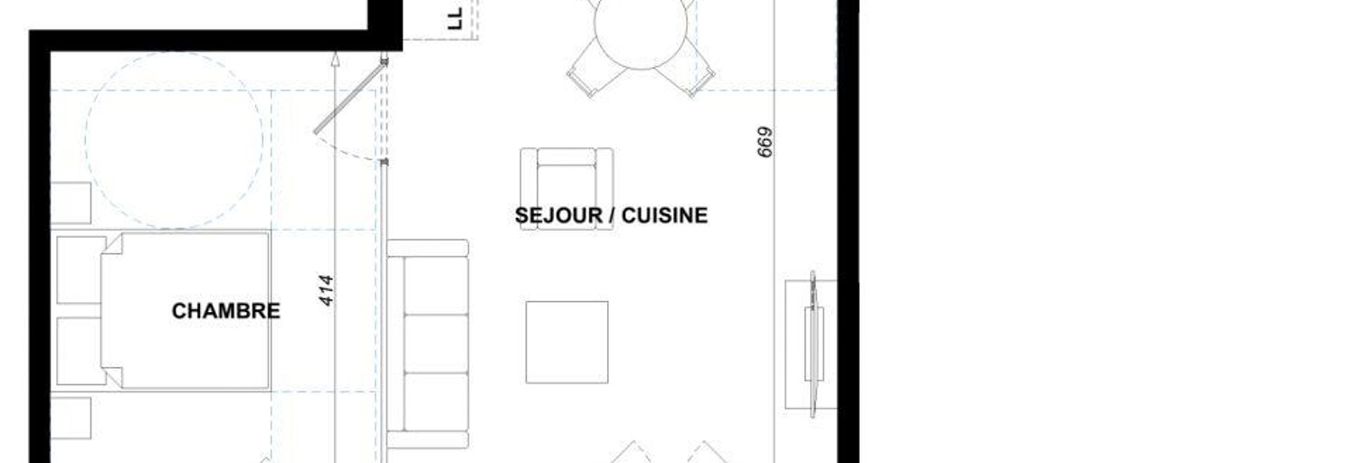 Appartement 2 Pièces 43 m² à vendre à Antibes (06600)