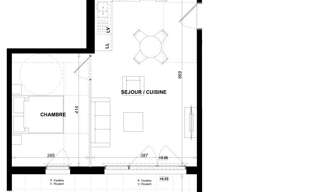 Appartement 2 Pièces 43 m² à vendre à Antibes (06600)