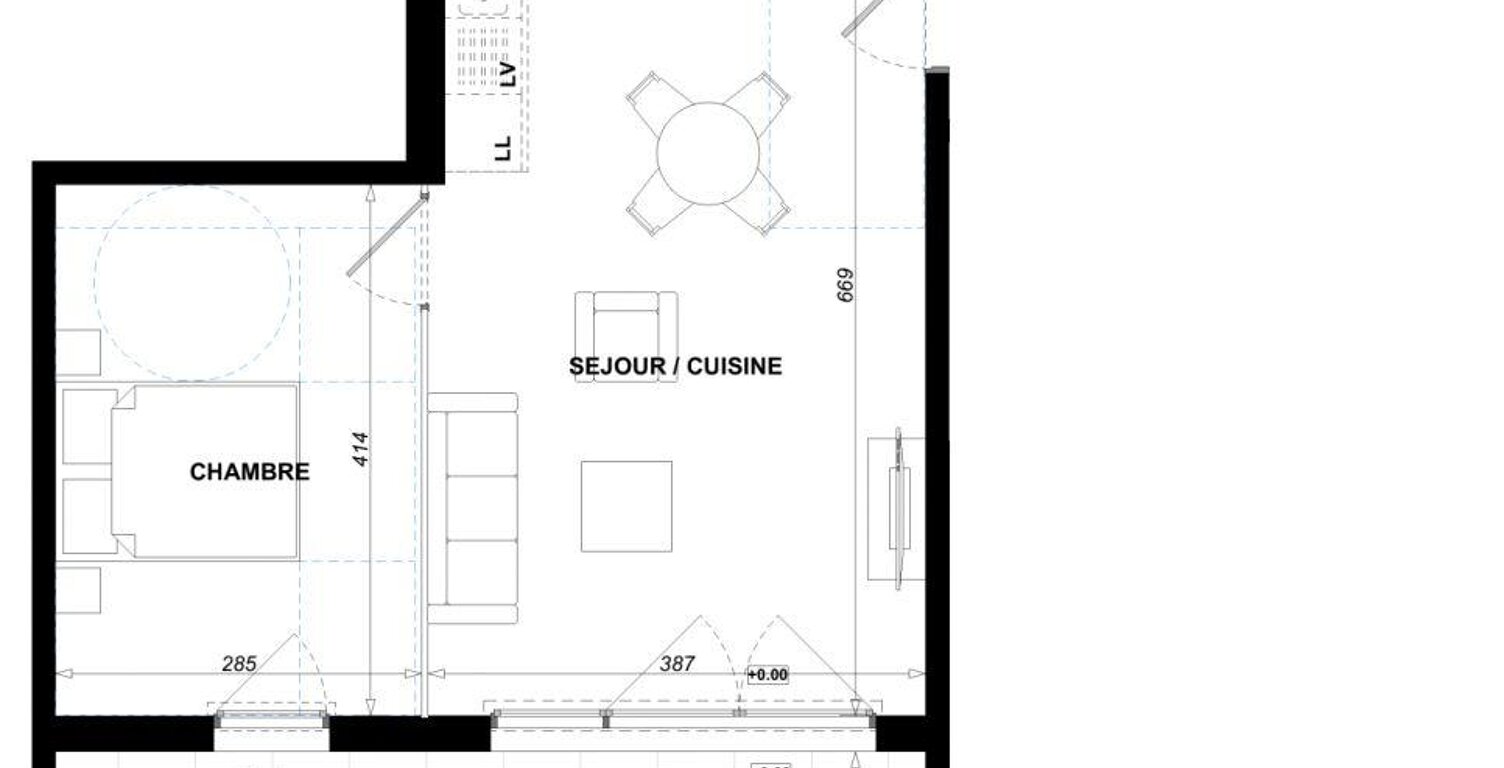 Vente Appartement 2 pièces — photo 1