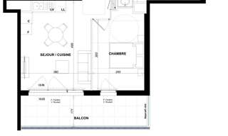 Appartement 2 Pièces 40 m² à vendre à Antibes (06600)