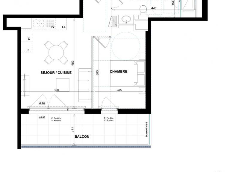 Vente Appartement 2 pièces — photo 1