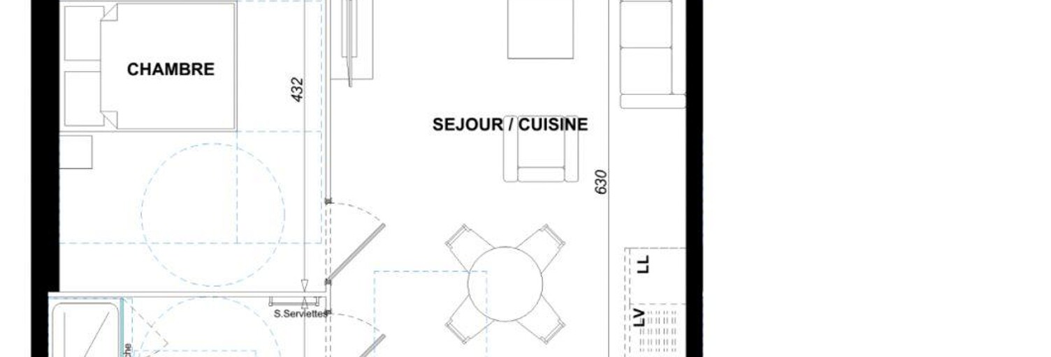 Appartement 2 Pièces 41 m² à vendre à Antibes (06600)