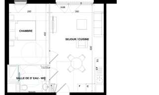 Appartement 2 Pièces 41 m² à vendre à Antibes (06600)