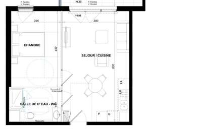 Appartement 2 pièces 271000 €