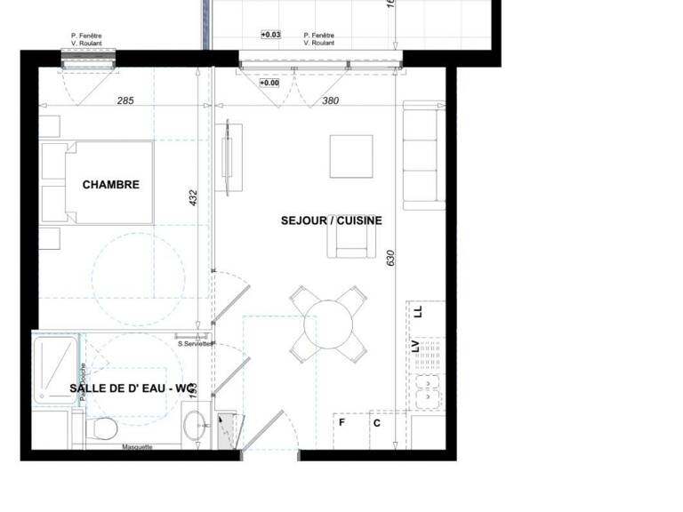 Vente Appartement 2 pièces — photo 1