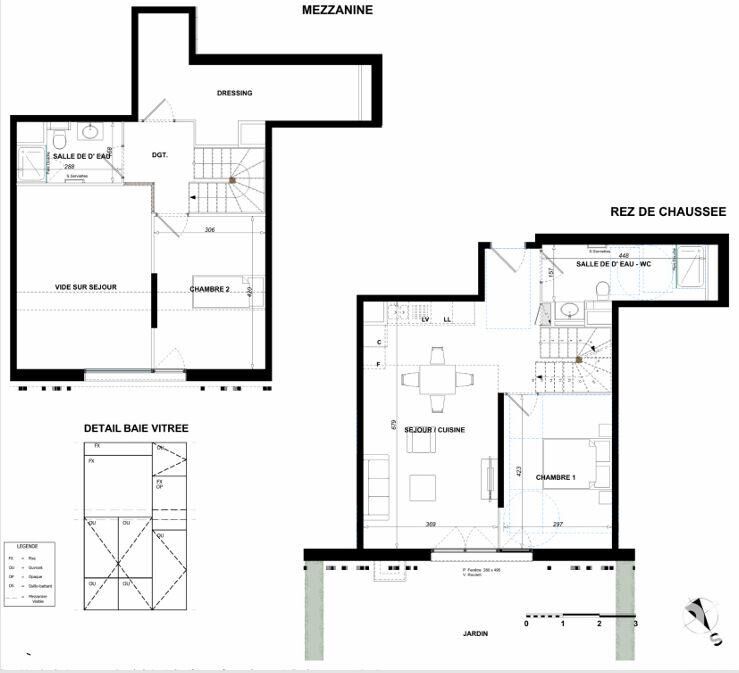 Antibes - 83m² - 3p. - 2ch.