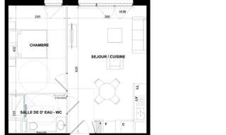 Appartement 2 Pièces 41 m² à vendre à Antibes (06600)