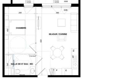 Appartement 2 pièces 251166 €