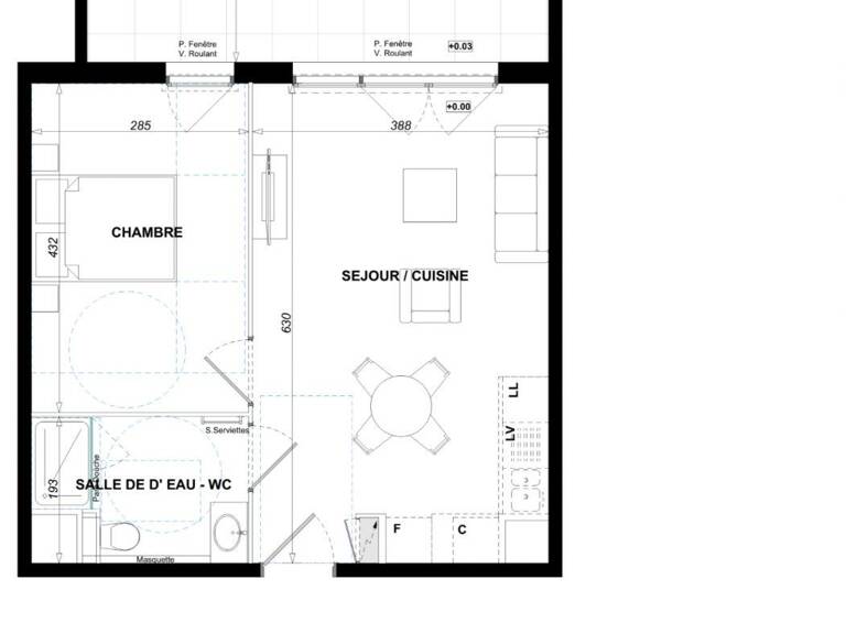 Vente Appartement 2 pièces — photo 1