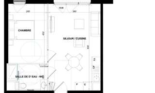 Appartement 2 Pièces 41 m² à vendre à Antibes (06600)