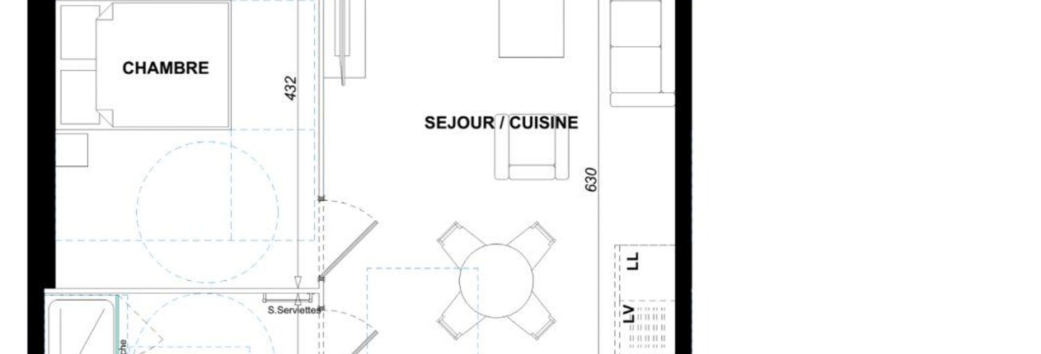 Appartement 2 Pièces 41 m² à vendre à Antibes (06600)