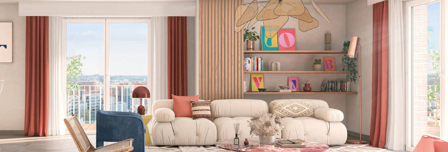 Appartement neuf T2, T3 Pièce 38 à 62 m² à vendre à Toulouse (31000)