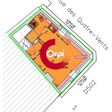 Appartement 1 pièces 63000 €