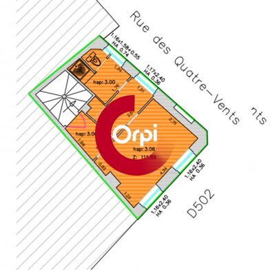 Appartement 1 pièces 68500 €