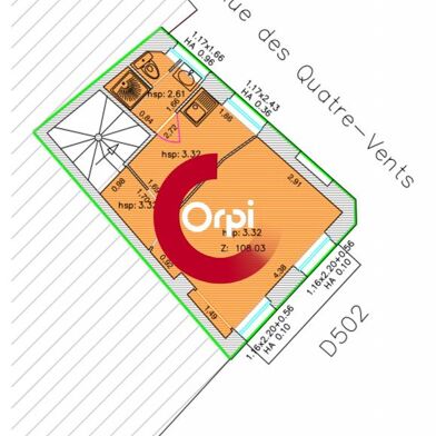 Appartement 1 pièces 68500 €
