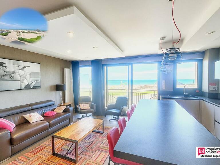 Appartement Le Touquet Paris Plage 3 pièce(s) 60 m2 vue mer avec terrasse garage et cave — photo 1