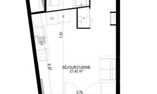 Appartement 1 Pièce 27 m² à vendre à Monteux (84170)